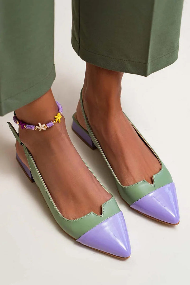 Vittoria Chic – Colorblock Pointed Flats