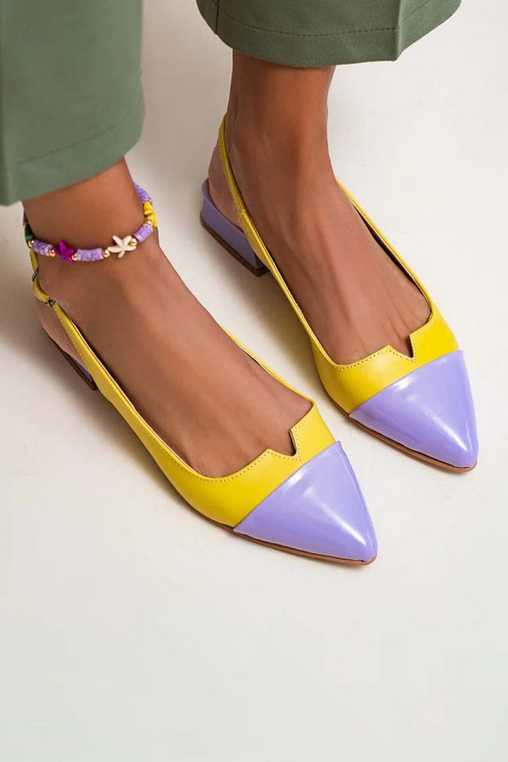 Vittoria Chic – Colorblock Pointed Flats