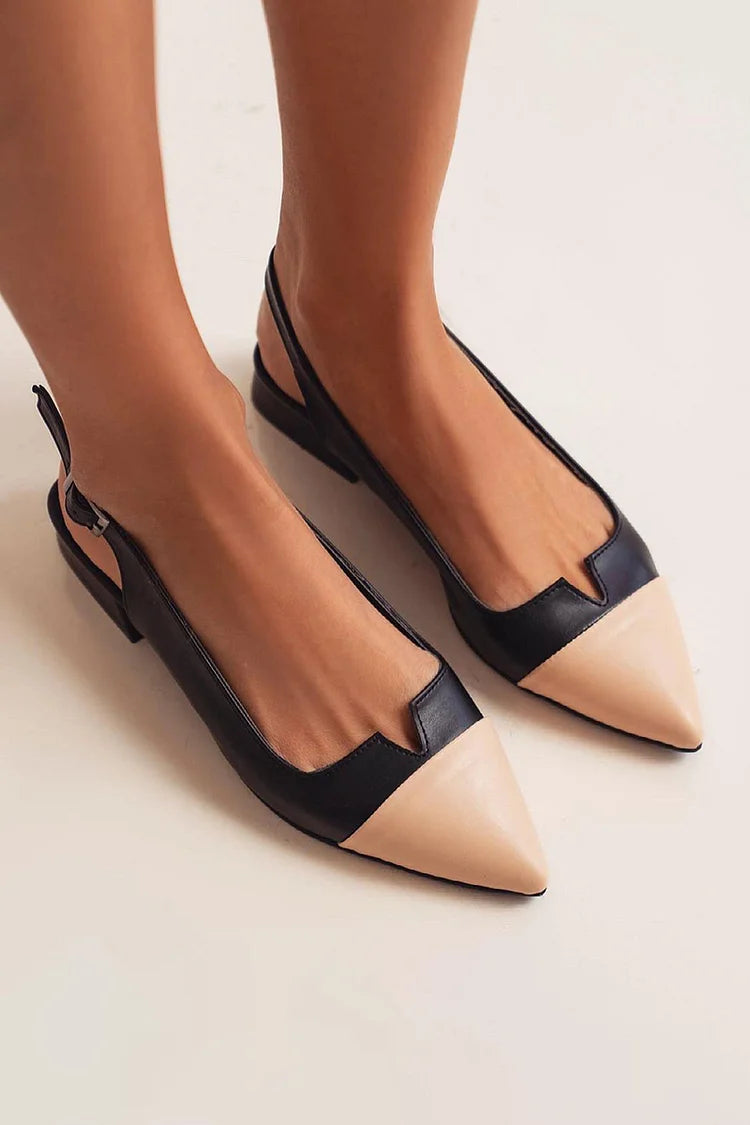 Vittoria Chic – Colorblock Pointed Flats