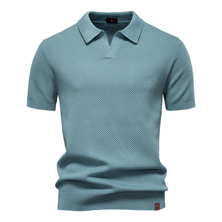 Milan | Textured Knit Polo