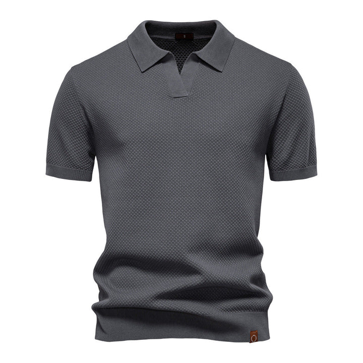 Milan | Textured Knit Polo