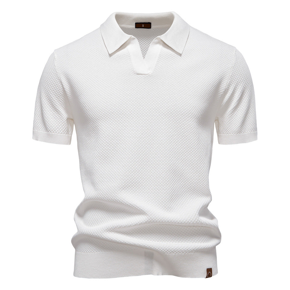 Milan | Textured Knit Polo