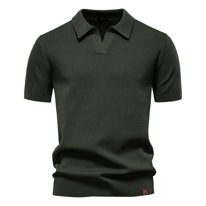 Milan | Textured Knit Polo