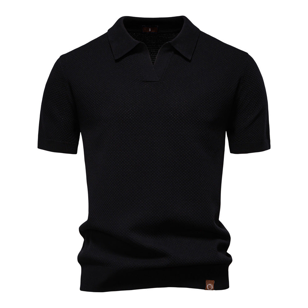 Milan | Textured Knit Polo