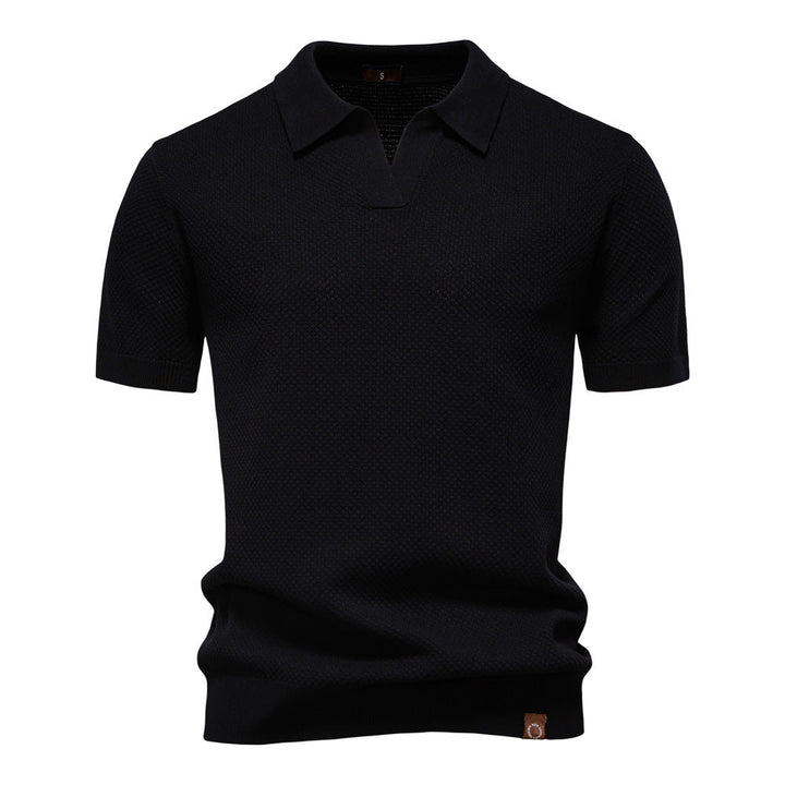 Milan | Textured Knit Polo