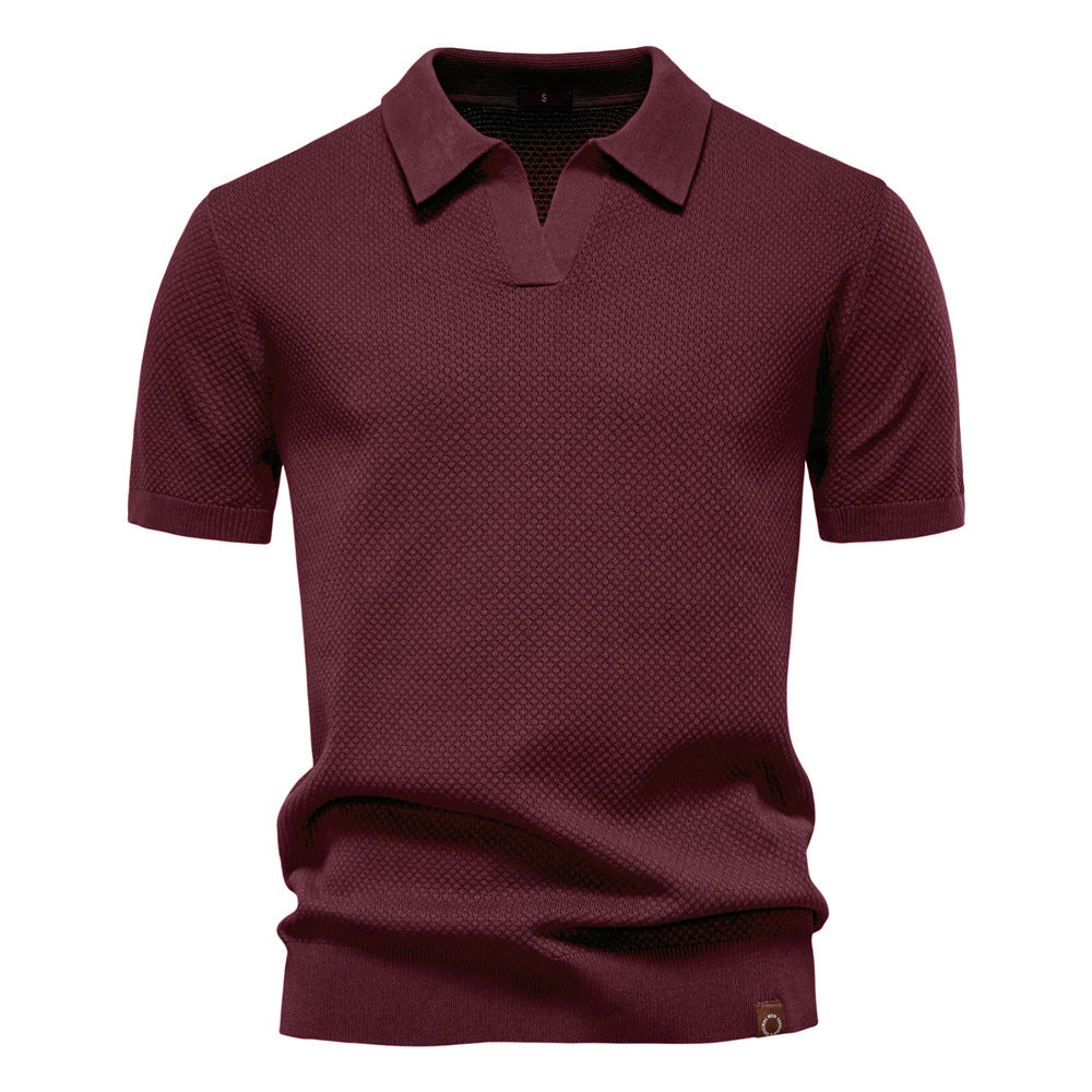 Milan | Textured Knit Polo