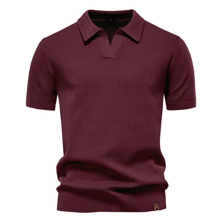 Milan | Textured Knit Polo