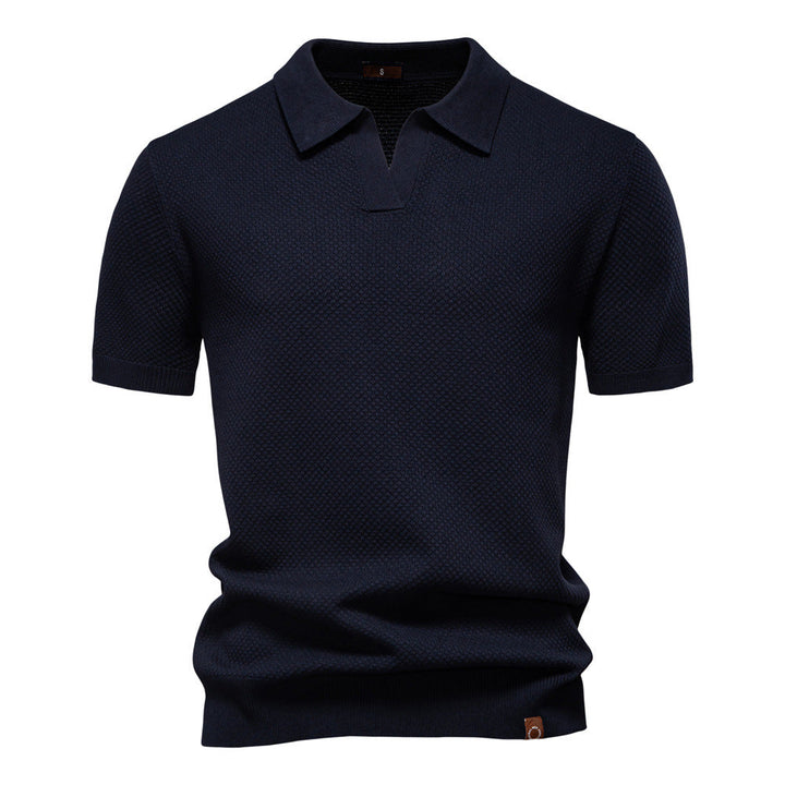 Milan | Textured Knit Polo