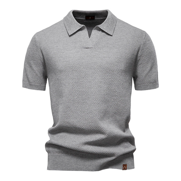 Milan | Textured Knit Polo