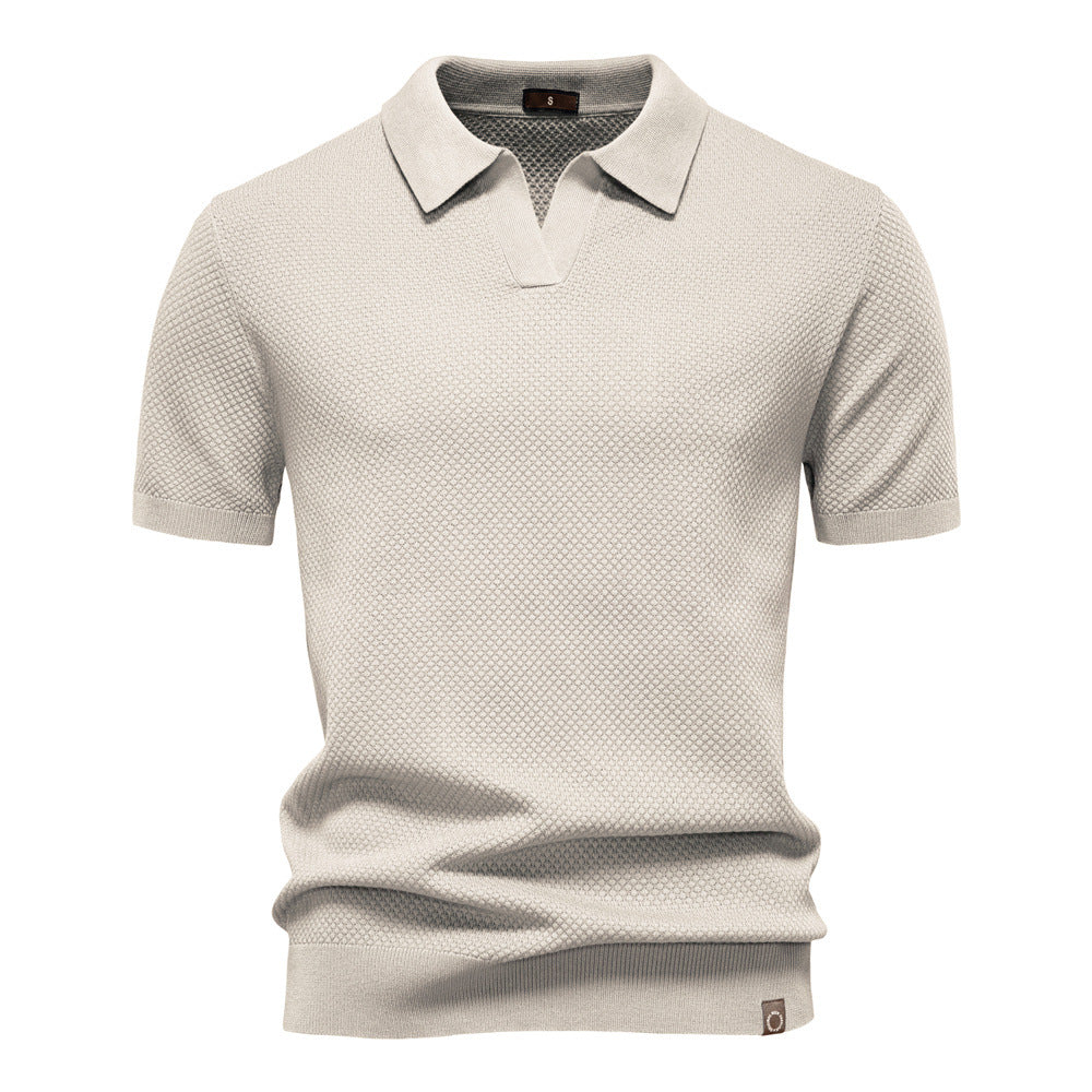 Milan | Textured Knit Polo