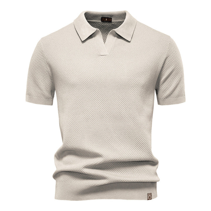 Milan | Textured Knit Polo